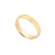 Aliança Com Pedra de Zircônia 4mm Folheada a Ouro 18k