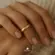 Aliança Com Pedra de Zircônia 4mm Folheada a Ouro 18k