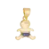 Pingente Menino Liso Folheado a Ouro 18k