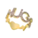 Anel Hugs Cravejado de Zircônia Folheado a Ouro 18k
