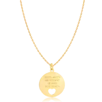 Pingente Ho'oponopono Folheado a Ouro 18k