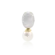 Pingente Pérola Cravejado de Zircônia Folheado a Ouro 18k