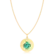 Gargantilha Trevo Folheada a Ouro 18k