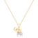 Gargantilha Elefante Com Pedras de Zircônia Folheada a Ouro 18k