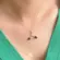 Gargantilha Lisa com Pedras de Zircônia Onyx Folheada a Ouro 18k