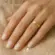 Aliança Reta Friso 5mm Folheada a Ouro 18k