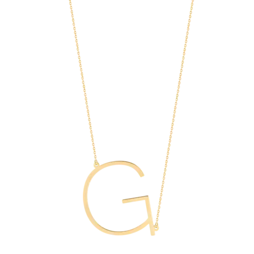Gargantilha Letras Folheada a Ouro 18k