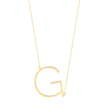 Gargantilha Letras Folheada a Ouro 18k