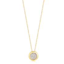 Gargantilha Redonda Cravejada de Zircônia Folheada a Ouro 18k