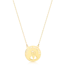Gargantilha Círio de Nazaré Folheada a Ouro 18k