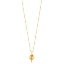 Gargantilha Pirulito Folheada a Ouro 18k