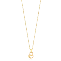 Gargantilha Gatinho Folheada a Ouro 18k