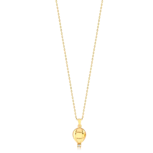 Gargantilha Balãozinho Folheada a Ouro 18k