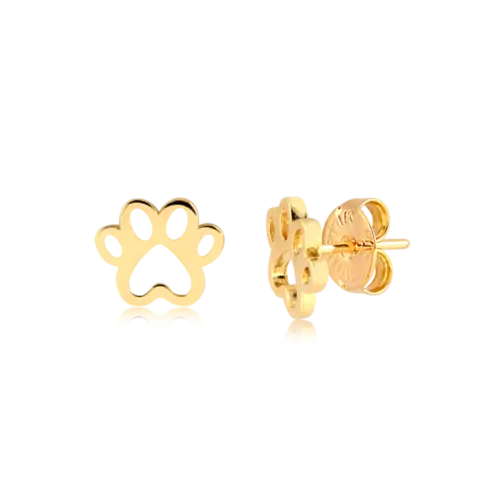Brinco Patinha Folheado a Ouro 18k