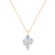 Pingente Cactus Cravejado em Zircônia Folheado a Ouro 18K