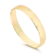 Bracelete Liso Largo 10mm  Folheado a Ouro 18K
