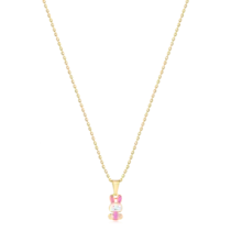 Gargantilha Infantil Coelho Folheada a Ouro 18k
