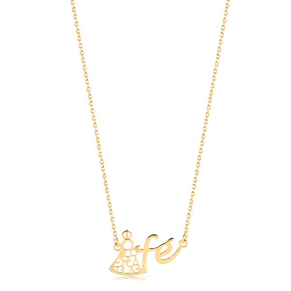 Gargantilha N.Sra. de Nazaré - Fé Folheada a Ouro 18k