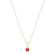 Gargantilha Infantil Joaninha Folheada a Ouro 18k