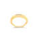 Anel Liso Folheado a Ouro 18k