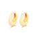 Argola Click Lisa Grande Folheado a Ouro 18k