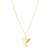 Pingente Anjinho Cravejado Folheado a Ouro 18k