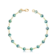 Pulseira Olho Grego Folheada a Ouro 18k