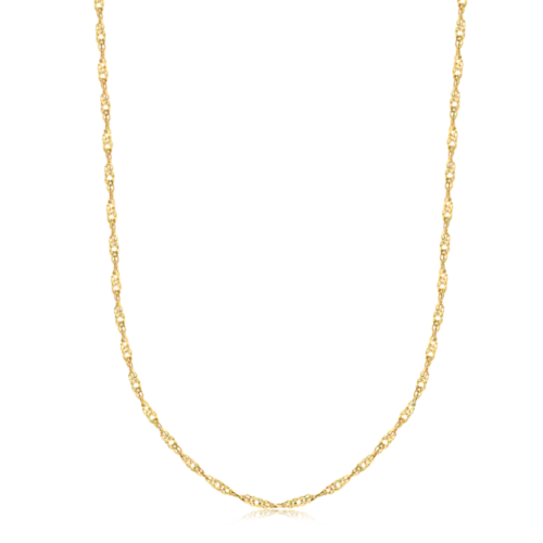 Corrente Singapura Folheada a Ouro 18k