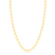 Corrente Elos Achatados Folheada a Ouro 18k