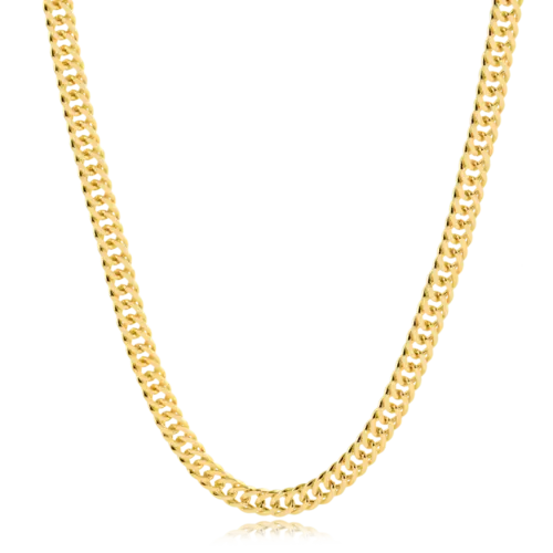 Corrente Grumet Lisa 60cm Folheada a Ouro 18k