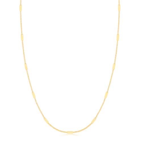 Corrente Veneziana Palito Folheada a Ouro 18k