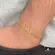 Pulseira Clock Folheada a Ouro 18k