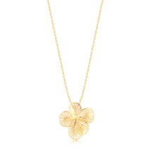 Pingente Flor Ramada Folheado a Ouro 18k