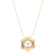 Pingente Divino Espírito Santo Com Zircônias Folheado a Ouro 18k