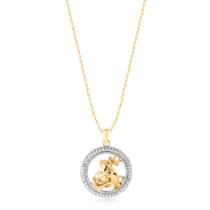 Pingente São Jorge Com Zircônia Folheado a Ouro 18k