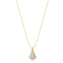 Pingente Nossa Senhora Aparecida Folheada a Ouro 18k