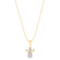Pingente Anjo Cravejado Com Zircônia Folheado a Ouro 18k