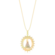 Pingente Nossa Senhora de Nazaré Com Zircônia Folheado a Ouro 18K