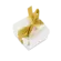 Estojo Millenial  Quadrado Gofrado Anéis 5x5x3 cm