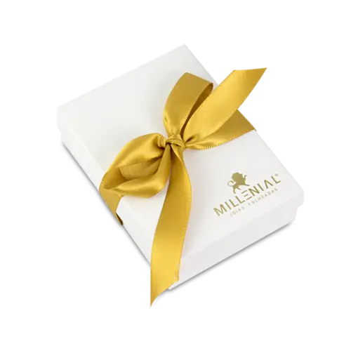 Estojo Millenial Retangular Gofrado Conjuntos 8x11x3 cm