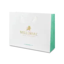 Sacola Millenial de Papel Gofrado 35x25x13 cm