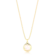 Gargantilha Madri Pérola Amor Folheada a Ouro 18k