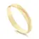 Bracelete Textura 10mm Folheado a Ouro 18K