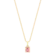 Gargantilha Retangular Cristal Com Pedras de Zircônia Folheada a Ouro 18k