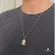 Pingente Face de Cristo Com Zircônia Folheado a Ouro 18k