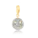 Pingente Emotion Smile Cravejado de Zircônia Folheada a Ouro 18k