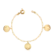 Pulseira Cartier São Bento 15mm Com Fecho Bóia Folheada a Ouro 18K