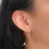 Argola Lisa Com Zircônia Folheada a Ouro 18k