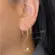 Argola Lisa Oval 13x21mm Folheada a Ouro 18k
