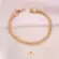 Pulseira Trabalhada Fecho Relógio Folheada a Ouro 18k